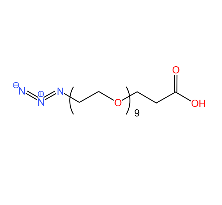 叠氮-九乙二醇-丙酸,N3-PEG9-CH2CH2COOH