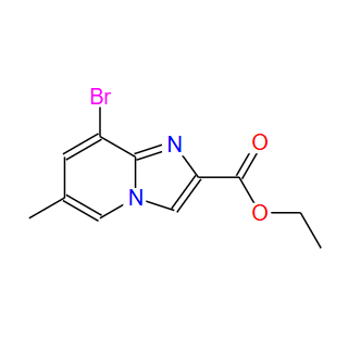 8-溴-6-甲基咪唑并[1,2-A]砒啶-2-羧酸乙酯,Ethyl 8-bromo-6-methylimidazo[1,2-a]pyridine-2-carboxylate