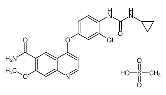 乐伐替尼甲磺酸盐,Lenvatinib mesylate