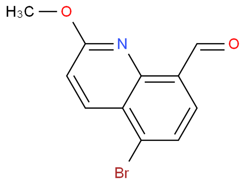 5-溴-2-甲氧基喹啉-8-甲醛,5-Bromo-2-methoxy-8-quinolinecarboxaldehyde