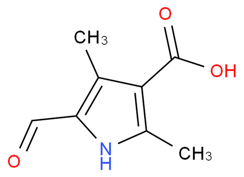 2,4-二甲基-5-醛基-1H-吡咯-3-羧酸,5-Formyl-2,4-dimethyl-1H-pyrrole-3-carboxylic acid