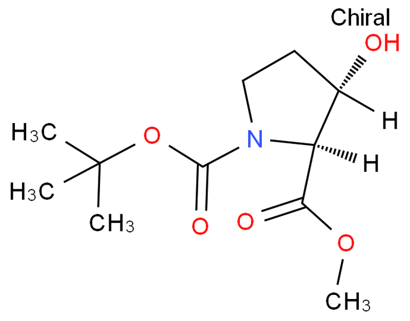 (2S,3S)-1-(tert-Butoxycarbonyl)-3-Hydroxypyrrolidine-2-carboxylic acid methyl ester,(2S,3S)-1-(tert-Butoxycarbonyl)-3-Hydroxypyrrolidine-2-carboxylic acid methyl ester