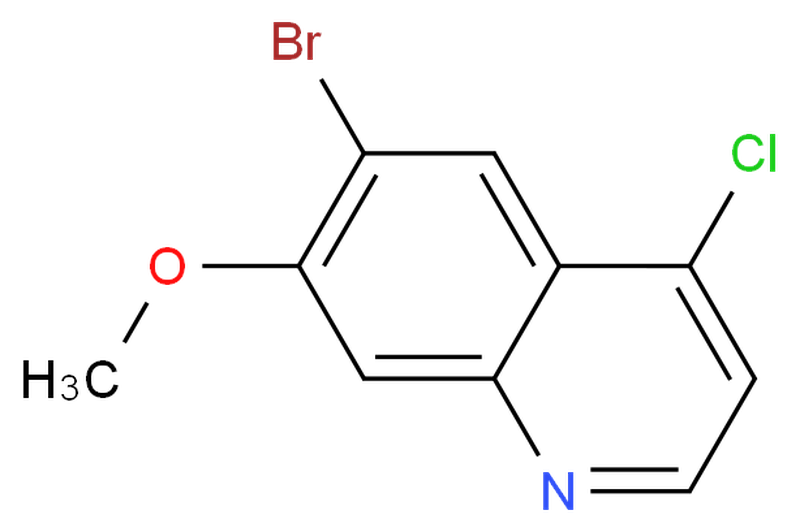 6-bromo-4-chloro-7-methoxyquinoline,6-bromo-4-chloro-7-methoxyquinoline