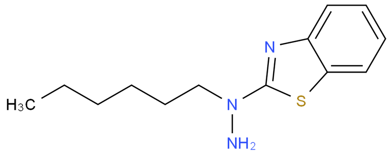 2-(1-Hexylhydrazinyl)benzothiazol