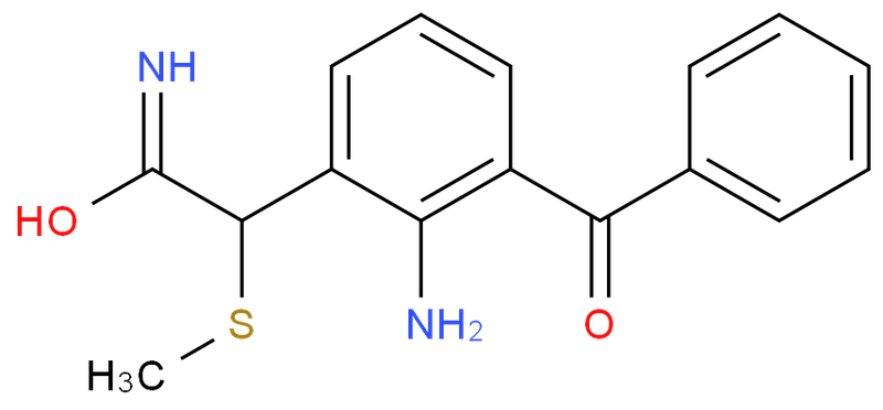 2-氨基-3-苯甲酰基-alpha-(甲硫基)苯乙酰胺,2-Amino-3-benzoyl-alpha-(methylthio)benzeneacetamide