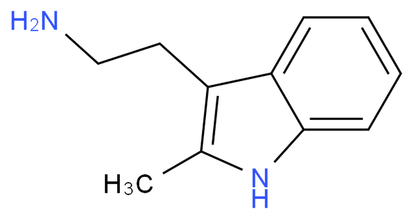 1H-2-甲基-3-氨乙基吲哚,2-(2-methyl-1H-indol-3-yl)ethanamine