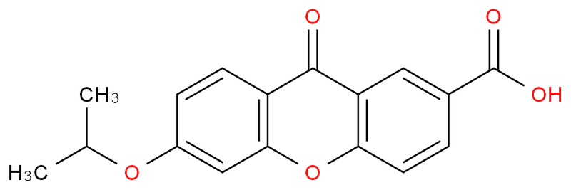 6 - 异丙氧基-9-氧杂蒽酮-2 - 羧酸,6-Isopropoxy-9-xanthone-2-carboxylic aci