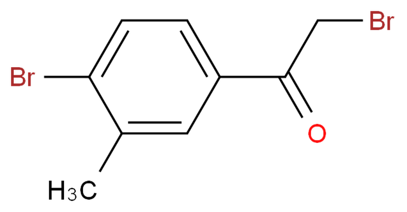 4-溴-3-甲基-溴代苯乙酮,2-bromo-1-(4-bromo-3-methylphenyl)ethanone