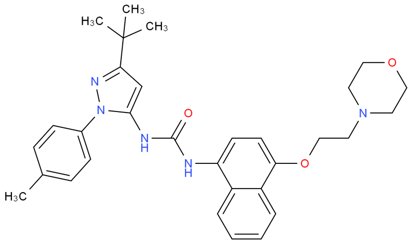 Birb-796,doramapimod	285983-48-4,Birb-796,doramapimod	285983-48-4