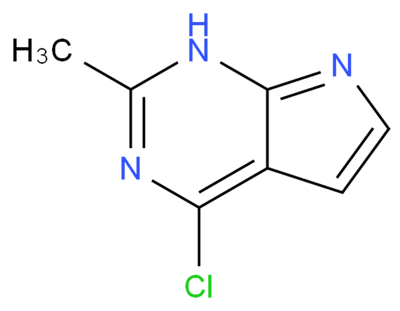 4-氯-2-甲基-1H-吡咯并[2,3-d]嘧啶,4-chloro-2-methyl-7H-pyrrolo[2,3-d]pyrimidine