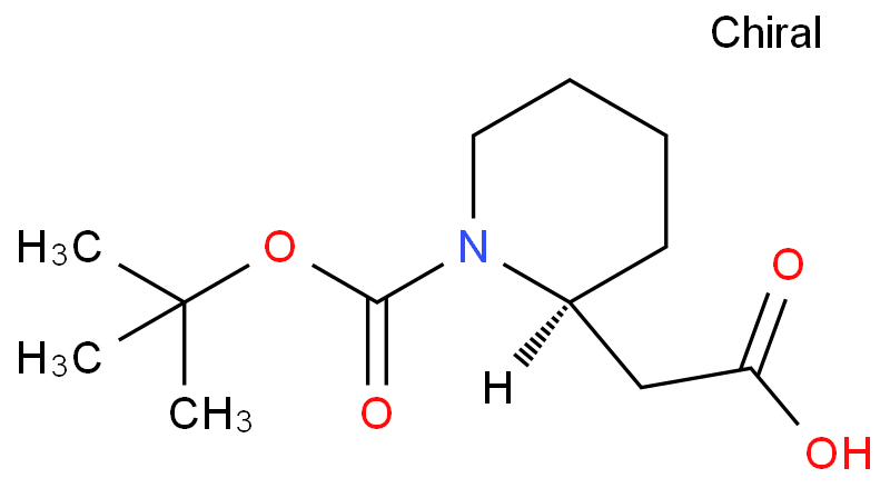 (S)-1-BOC-2-哌啶乙酸,2-((S)-1-(tert-butoxycarbonyl)piperidin-2-yl)acetic acid
