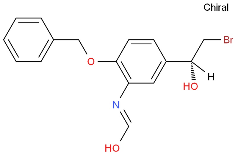 (R)-N-(2-(苄氧基)-5-(2-溴-1-羟基乙基)苯基)甲酰胺,(R)-N-(2-(benzyloxy)-5-(2-bromo-1-hydroxyethyl)phenyl)formamide