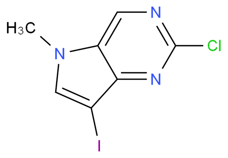 2-chloro-7-iodo-5-methyl-5H-pyrrolo[3,2-d]pyrimidine,2-chloro-7-iodo-5-methyl-5H-pyrrolo[3,2-d]pyrimidine
