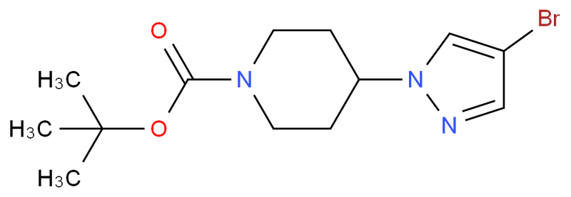 tert-butyl 4-(4-broMo-1H-pyrazol-1-yl)piperidine-1-carboxylate,tert-butyl 4-(4-broMo-1H-pyrazol-1-yl)piperidine-1-carboxylate