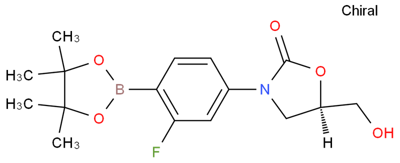 特地唑胺中间体 TD-2.1,(R)-3-(3-fluoro-4-(4,4,5,5-tetraMethyl-1,3,2-dioxaborolan-2-yl)phenyl)-5-(hydroxyMethyl)oxazolidin-2-one