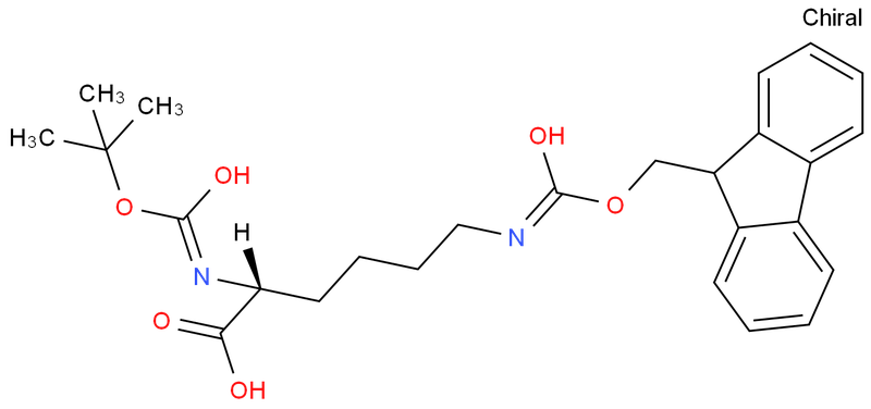 N-Boc-N'-Fmoc-D-赖氨酸,Boc-D-Lys(Fmoc)-OH