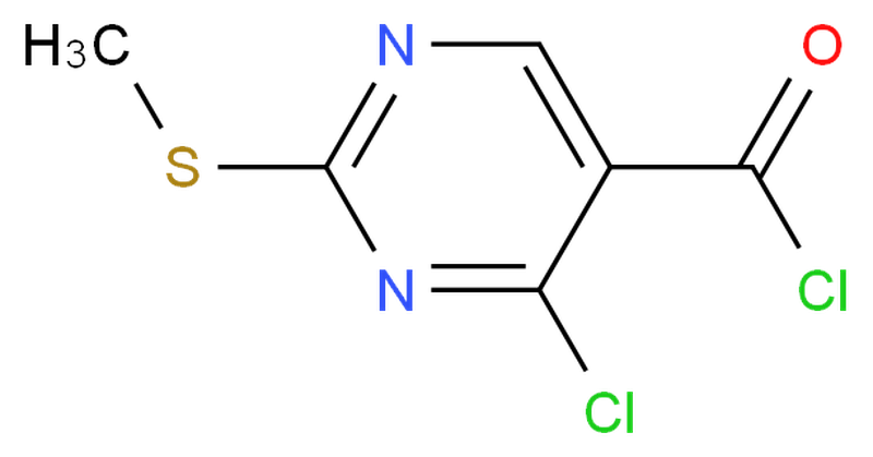 4-Chloro-2-methylmercaptopyrimidine-5-carboxylic acid chloride