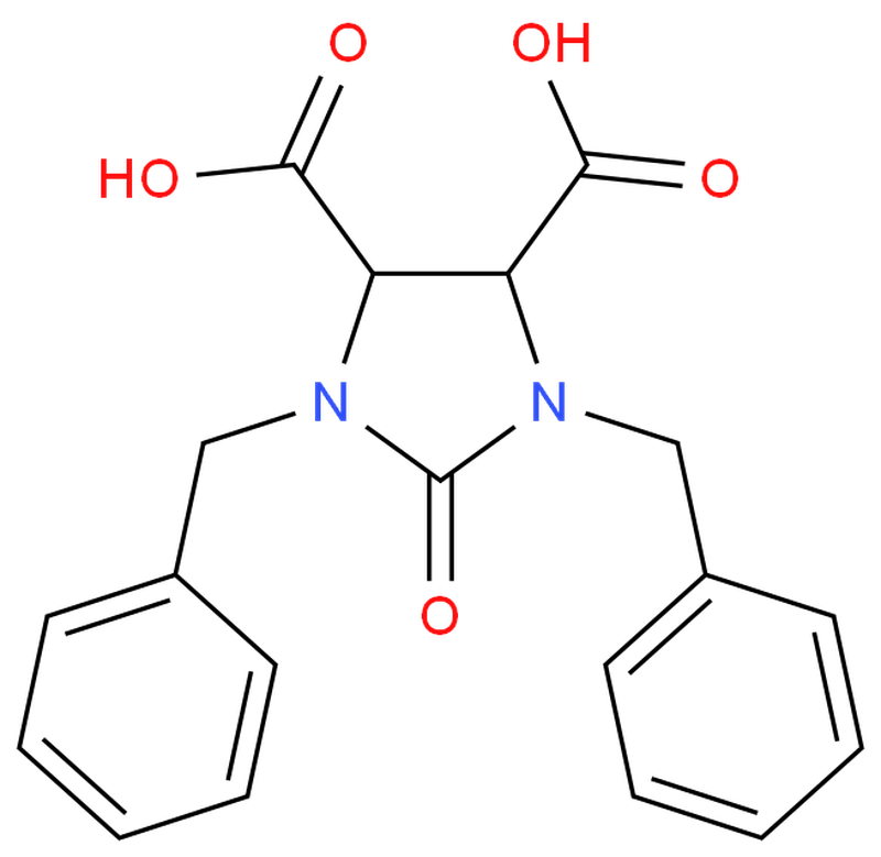 环酸,1,3-Bisbenzyl-2-oxoimidazolidine-4,5-dicarboxylic acid