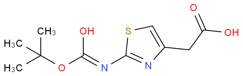 2-叔丁氧羰基氨基噻唑-4-乙酸,4-?Thiazoleacetic acid, 2-?[[(1,?1-?dimethylethoxy)?carbonyl]?amino]?-