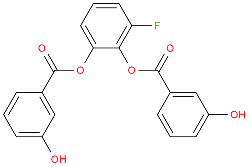 WZB-117,3-Fluoro-1,2-phenylene bis(3-hydroxybenzoate) 3-Hydroxy-benzoic acid 1,1′-(3-fluoro-1,2-phenylene) ester