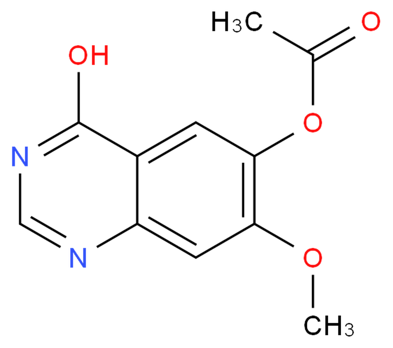 3,4-二氢-7-甲氧基-4-氧代喹唑啉-6-醇乙酸酯,3,4-Dihydro-7-methoxy-4-oxoquinazolin-6-yl acetate