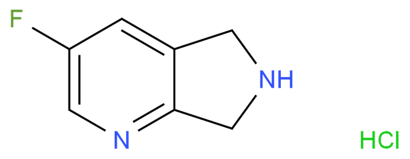 3-氟-6,7-二氢-5H-吡咯并[3,4-B]吡啶盐酸盐,3-fluoro-6,7-dihydro-5H-pyrrolo[3,4-b]pyridine hydrochloride