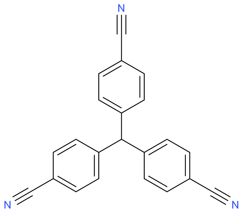 4,4',4''-亚甲基三苯甲腈,4,4',4'-methylidenetrisbenzonitrile