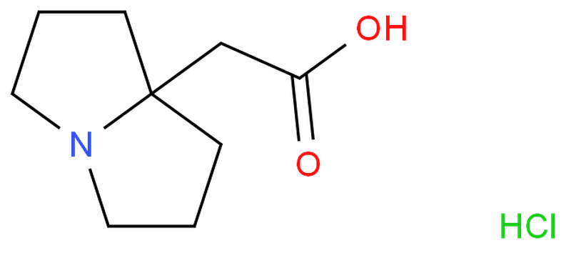 四氫-1H-吡咯里嗪-7a(5H)-乙酸鹽酸,Tetrahydro-1H-pyrrolizine-7a(5H)-acetic acid hydrochloride