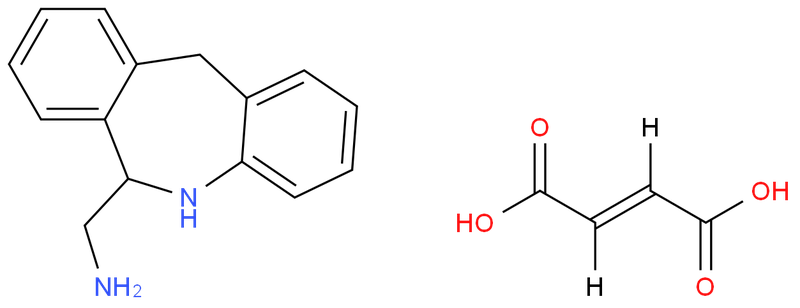 (6,11-dihydro-5H-dibenzo[b,e]azepin-6-yl)methanamine fumarate,(6,11-dihydro-5H-dibenzo[b,e]azepin-6-yl)methanamine fumarate