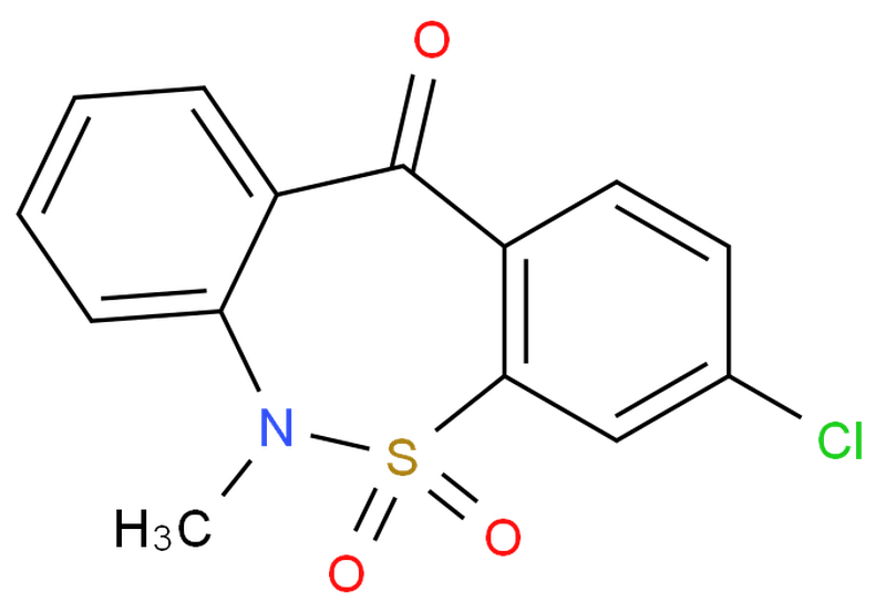 8-氯-10-二氧-11-甲基-二苯[c,f] [1,2]-噻唑5-酮,3-Chloro-6-methyl-dibenzo[c,f][1,2]thiazepin-11(6H)-one 5,5-dioxide