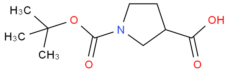 1-(tert-butoxycarbonyl)-3-pyrrolidine carboxylic acid,1-(tert-butoxycarbonyl)-3-pyrrolidine carboxylic acid