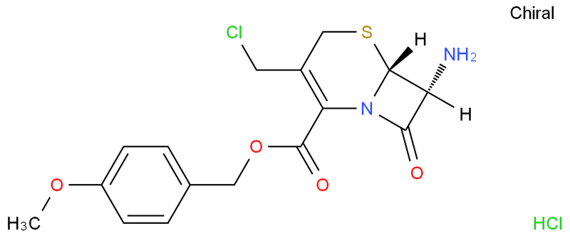 ACLE.HCl,7-AMINO-3-CHLOROMETHYL-3-CEPHEM-4-CARBOXYLIC ACID P-METHOXYBENZYL ESTER, HYDROCHLORIDE