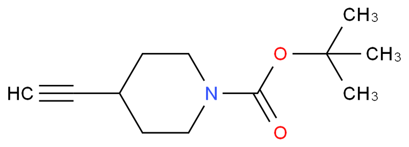 1-Boc-4-乙炔基哌啶,1-Boc-4-ethynylpiperidine;TERT-BUTYL 4-ETHYNYLPIPERIDINE-1-CARBOXYLATE;1-Boc-4-ethynylpiperidine;4-Ethynyl-piperidine-1-carboxylic acid tert-butyl ester;Tert-butyl4-ethynylpiperidin-1-carboxylate