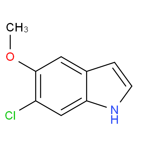 6-氯-5-甲氧基-1H-吲哚,6-chloro-5-Methoxy-1H-indole