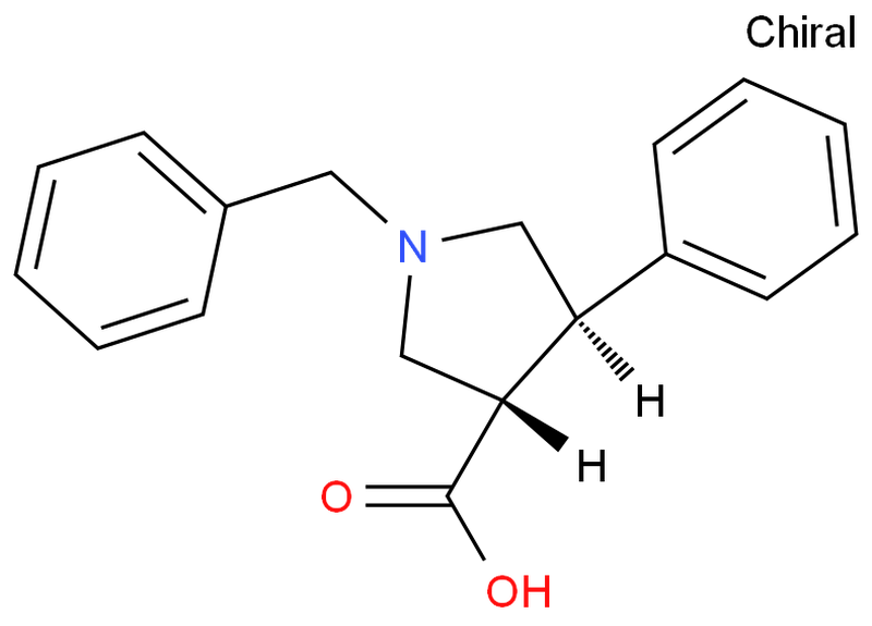 （反）N-苄基吡咯烷-4-苯基-3-甲,Trans-1-benzyl-4-phenylpyrrolidine-3-carboxylic aci