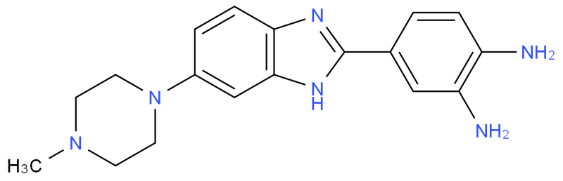 4-[6-(4-methyl-1-piperazinyl)-1H-benzimidazol-2-yl]-1,2-Benzenediamine