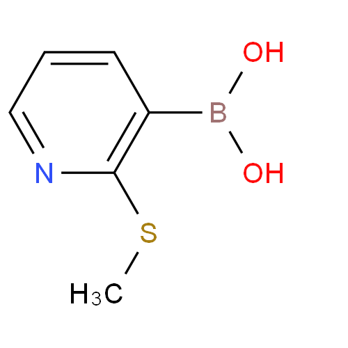 2-甲硫基吡啶-3-硼酸,2-(Methylsulfanyl)pyridine-3-boronic acid