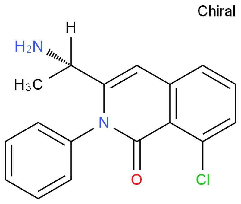 IPI-145中间体DVL-1,3-[(1S)-1-aminoethyl]-8-chloro-2-phenyl-1(2H)-Isoquinolinone