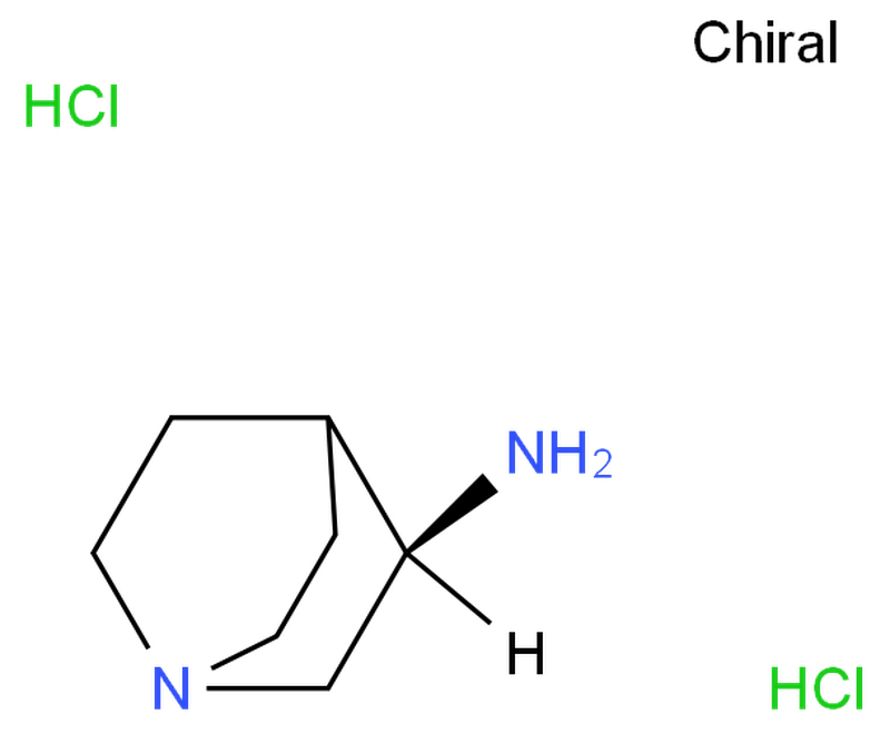 R-3-氨基奎宁环二盐酸盐,(R)-(-)-3-aminoquinuclidine dihydrochlorid