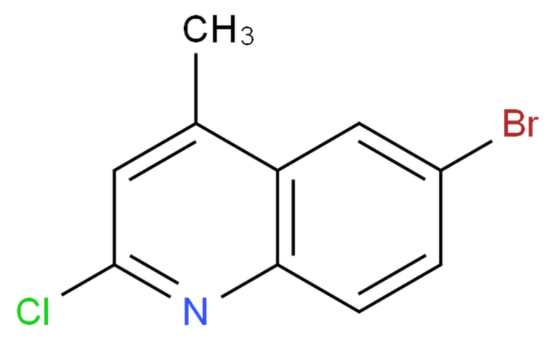 2-氯-4-甲基-6-溴喹啉,6-bromo-2-chloro-4-methylquinoline
