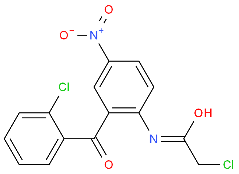 2-(2-氯乙酰氨基)-5-硝基-2'-氯二苯甲酮,2-(2-Chloroacetamido)-5-nitro-2'-chlorobenzophenone