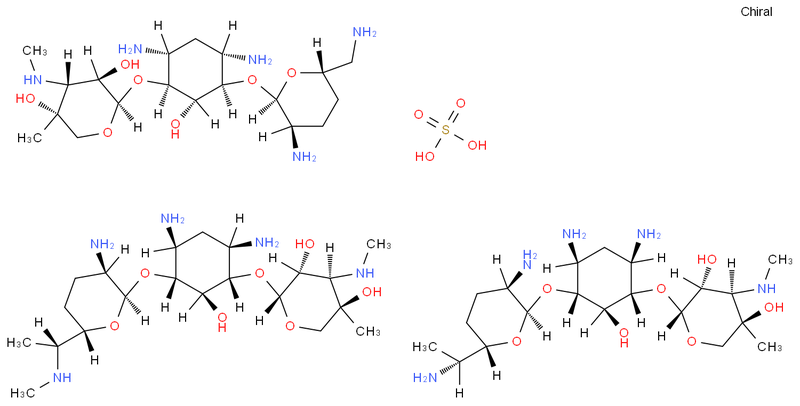 庆大霉素硫酸盐/硫酸庆大霉素/硫酸正泰霉素/硫酸艮他霉素/硫酸双生霉素,Gentamycin sulfate