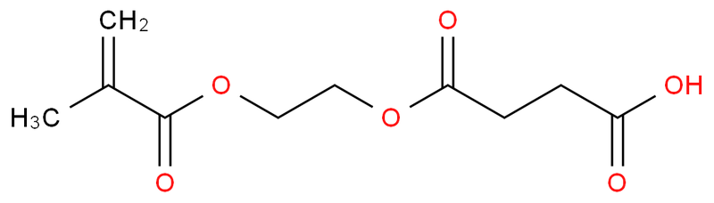 琥珀酸单[2-[(2-甲基-丙烯酰基)氧]乙基]酯,mono-2-(Methacryloyloxy)ethyl succinate