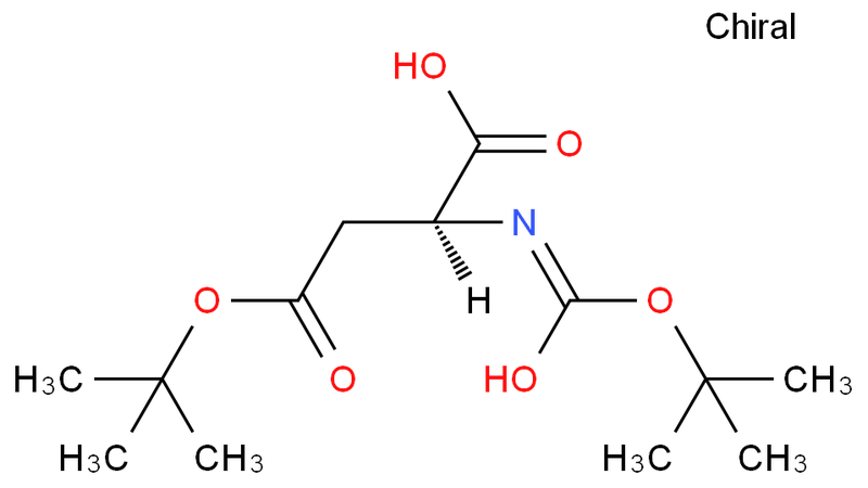 N-叔丁氧羰基-L-天冬氨酸-4-叔丁酯,Boc-Asp(OtBu)-OH