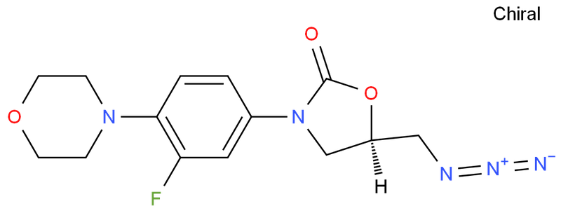 (R)-5-(Azidomethyl)-3-[3-fluoro-4-(4-morpholinyl)phenyl]-2-oxazolidinone,(R)-5-(Azidomethyl)-3-[3-fluoro-4-(4-morpholinyl)phenyl]-2-oxazolidinone