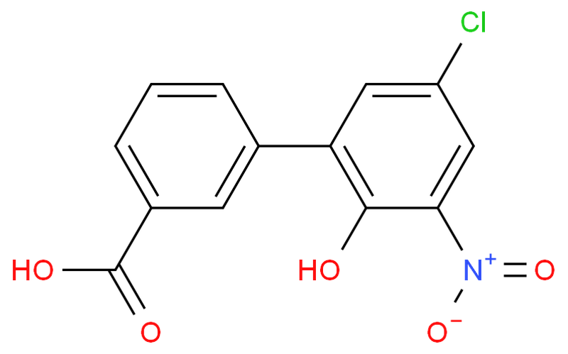 5'-氯-3'-硝基-2'-羟基-[1,1'-联苯]-3-甲酸,5'-chloro-2'-hydroxy-[1,1'-biphenyl]-3-carboxylic acid