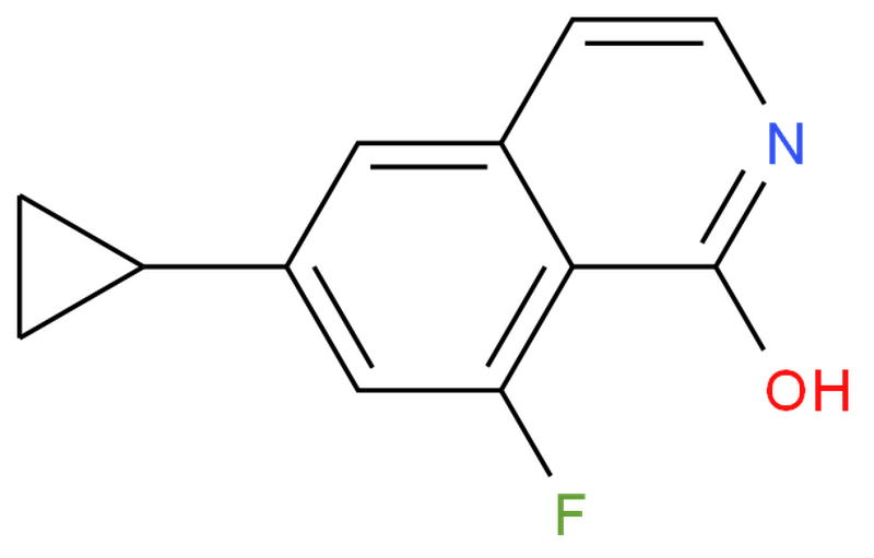 6-环丙基-8-氟-异喹啉-1(2H)-酮,6-Cyclopropyl-8-fluoroisoquinolin-1(2H)-one