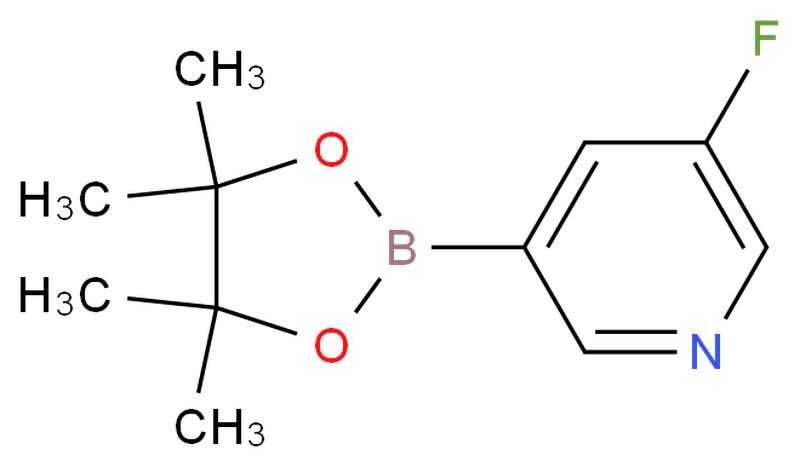 5-氟吡啶-3-硼酸嚬哪醇酯,3-fluoro-5-(4,4,5,5-tetramethyl-1,3,2-dioxaborolan-2-yl)pyridine