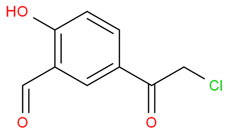 5-氯乙?；?2-羥基苯甲醛,5-Chloroacetyl)-2-hydroxybenzaldehyde