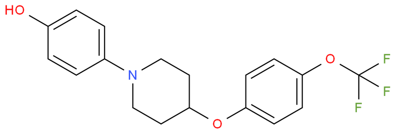 4-(4-(4-三氟甲氧基)-苯氧基)哌啶-1-基)苯酚,4-[4-[4-(trifluoroMethoxy)phenoxy]piperidin-1-yl]phenol